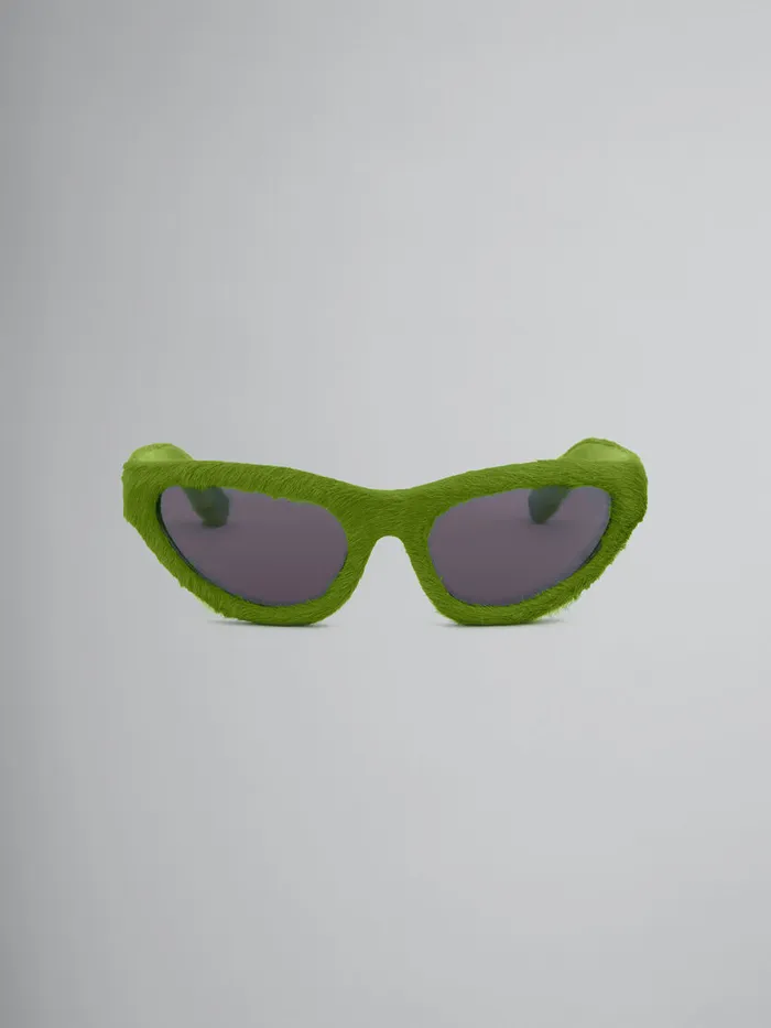 Mavericks Furry Green Sunglasses WomenMen Marni Sunglasses