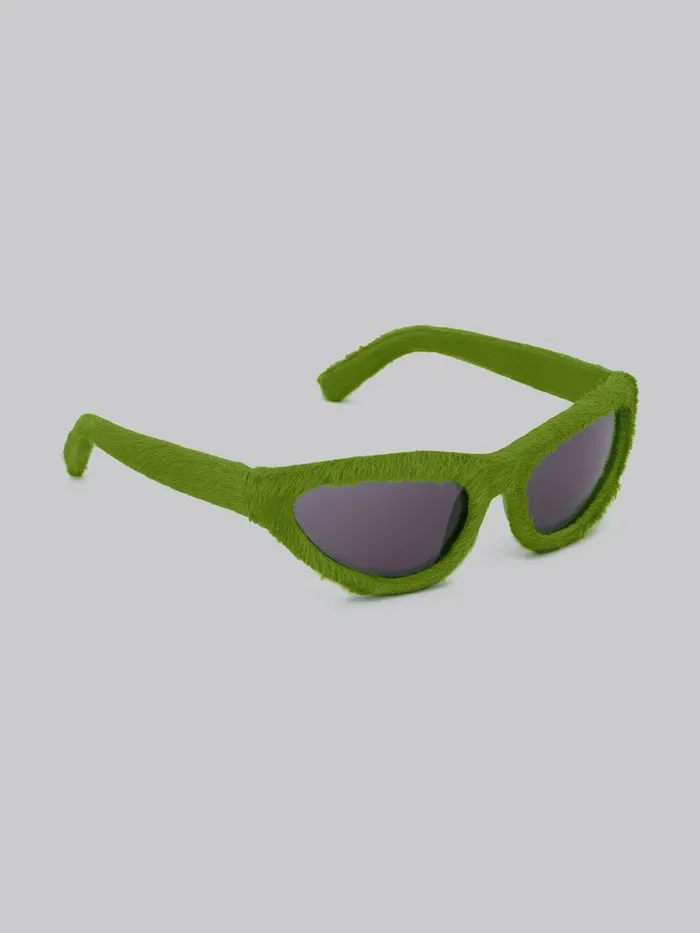 Mavericks Furry Green Sunglasses WomenMen Marni Sunglasses