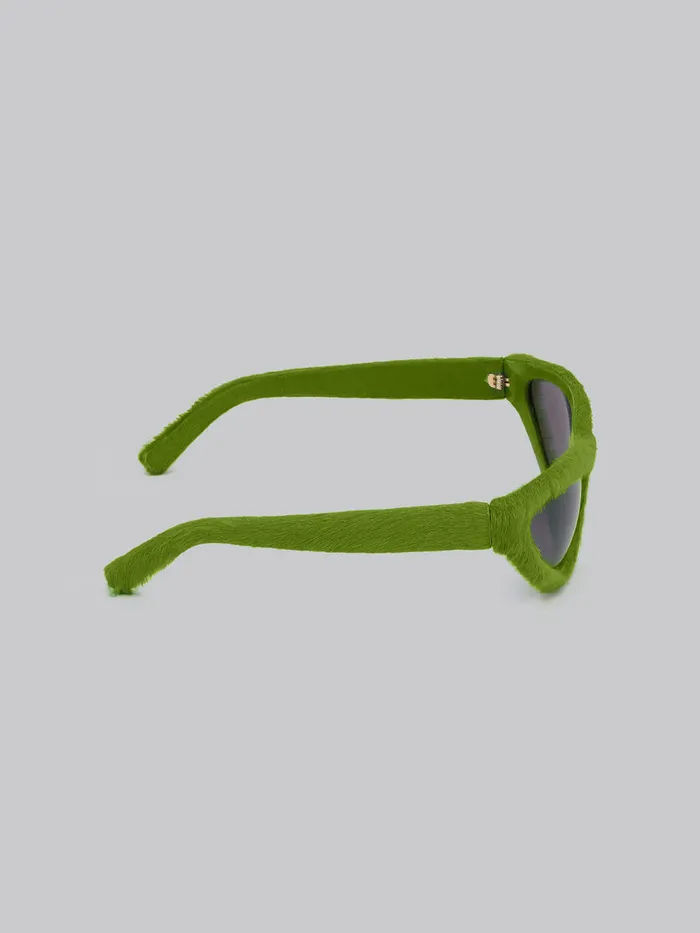 Mavericks Furry Green Sunglasses WomenMen Marni Sunglasses