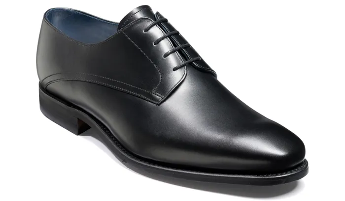 Max 8211 Black Calf Mens Barker Shoes Derbys