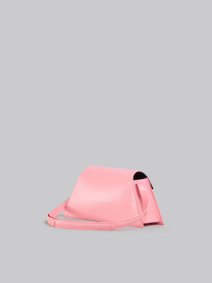 Medium Trunkoise Bag In Smooth Light Pink Leather Women Marni Shoulder Bags