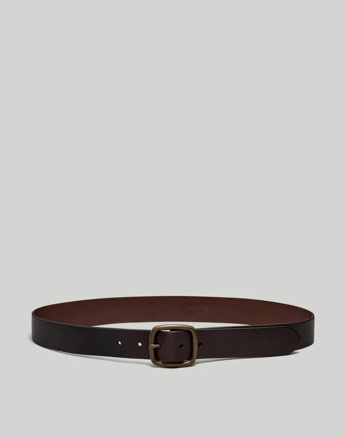 Men Belts Madewell Leather CenterBar Belt