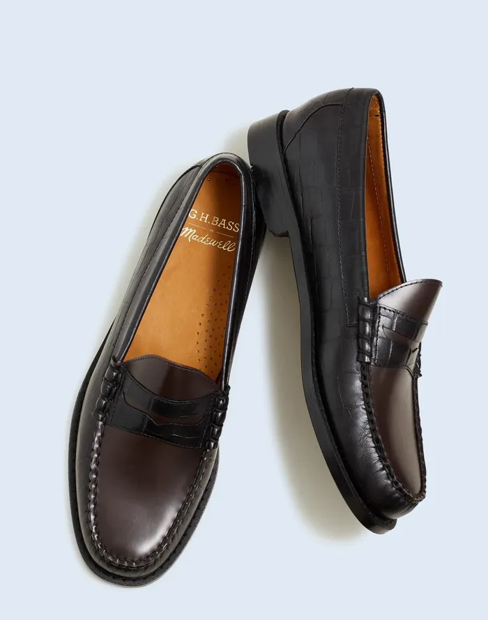 Men Dress Shoes and Loafer Madewell X GHBASS Larson Weejunsreg Loafers