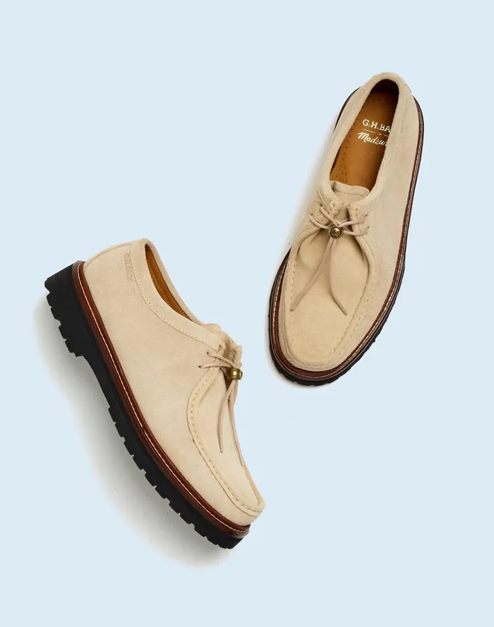 Men Dress Shoes and Loafer Madewell X GHBASS Wallace Suede Moc
