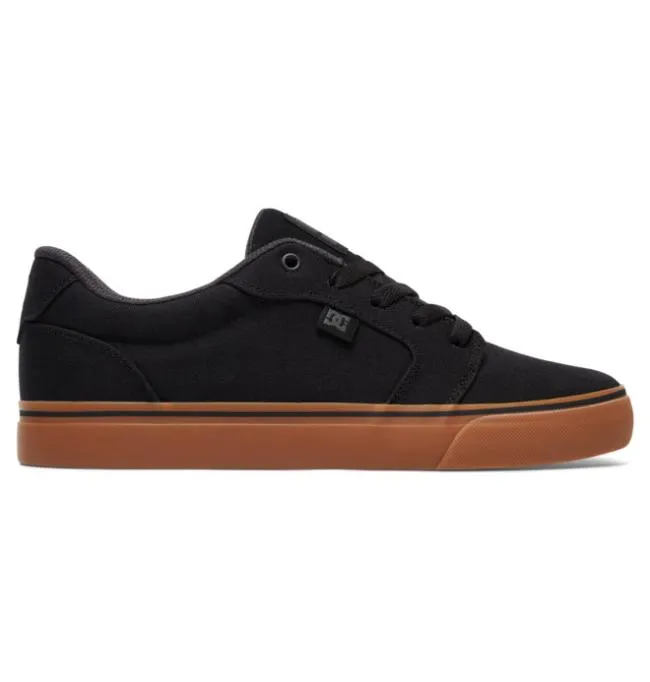 Men Essentials DC Men039s Anvil Canvas Shoes BlackGum