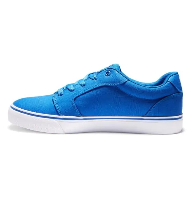 Men Essentials DC Men039s Anvil Canvas Shoes BlueWhite