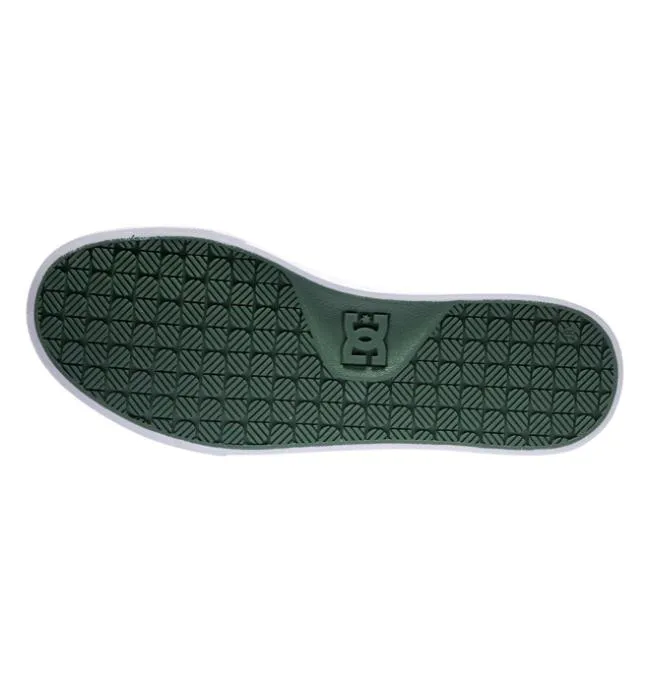 Men Essentials DC Men039s Anvil Canvas Shoes GreenWhite Men Essentials DC Men039s Anvil Canvas Shoes GreenWhite
