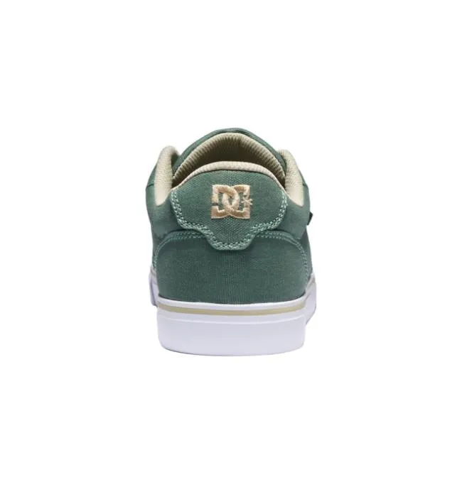 Men Essentials DC Men039s Anvil Canvas Shoes GreenWhite Men Essentials DC Men039s Anvil Canvas Shoes GreenWhite