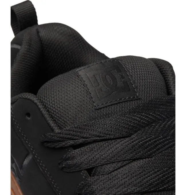 Men Essentials DC Men039s Court Graffik Shoes BlackGum Men Essentials DC Men039s Court Graffik Shoes BlackGum
