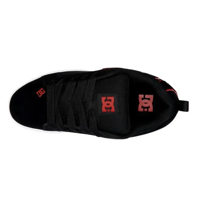 Men Essentials DC Men039s Court Graffik Shoes BlackRedWhite Men Essentials DC Men039s Court Graffik Shoes BlackRedWhite