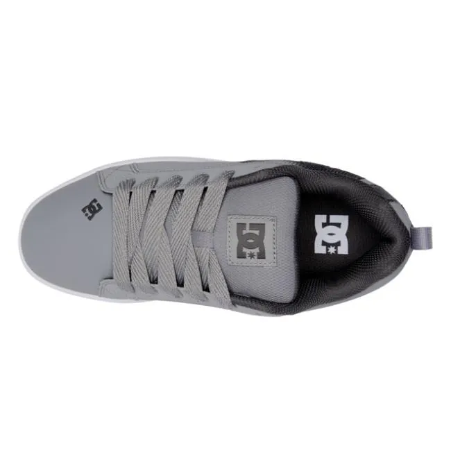 Men Essentials DC Men039s Court Graffik Shoes GreyGreyGrey Men Essentials DC Men039s Court Graffik Shoes GreyGreyGrey