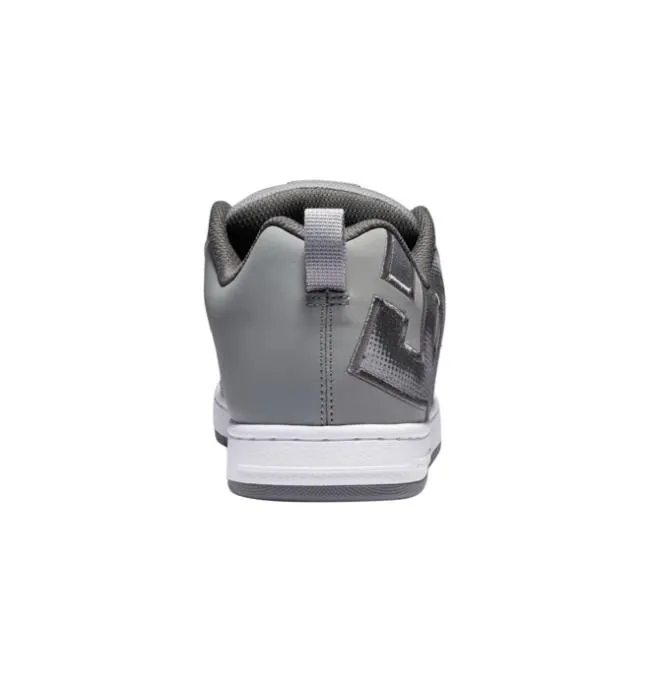 Men Essentials DC Men039s Court Graffik Shoes GreyGreyGrey Men Essentials DC Men039s Court Graffik Shoes GreyGreyGrey