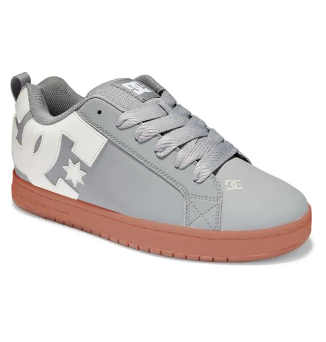 Men Essentials DC Men039s Court Graffik Shoes GreyGum Men Essentials DC Men039s Court Graffik Shoes GreyGum