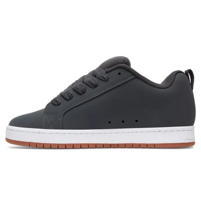 Men Essentials DC Men039s Court Graffik Shoes GreyGum Men Essentials DC Men039s Court Graffik Shoes GreyGum