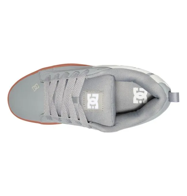 Men Essentials DC Men039s Court Graffik Shoes GreyGum Men Essentials DC Men039s Court Graffik Shoes GreyGum