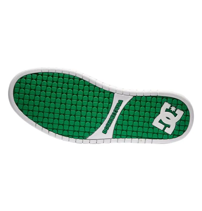 Men Essentials DC Men039s Court Graffik Shoes WhiteWhiteGreen Men Essentials DC Men039s Court Graffik Shoes WhiteWhiteGreen