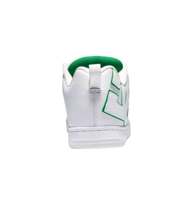 Men Essentials DC Men039s Court Graffik Shoes WhiteWhiteGreen Men Essentials DC Men039s Court Graffik Shoes WhiteWhiteGreen