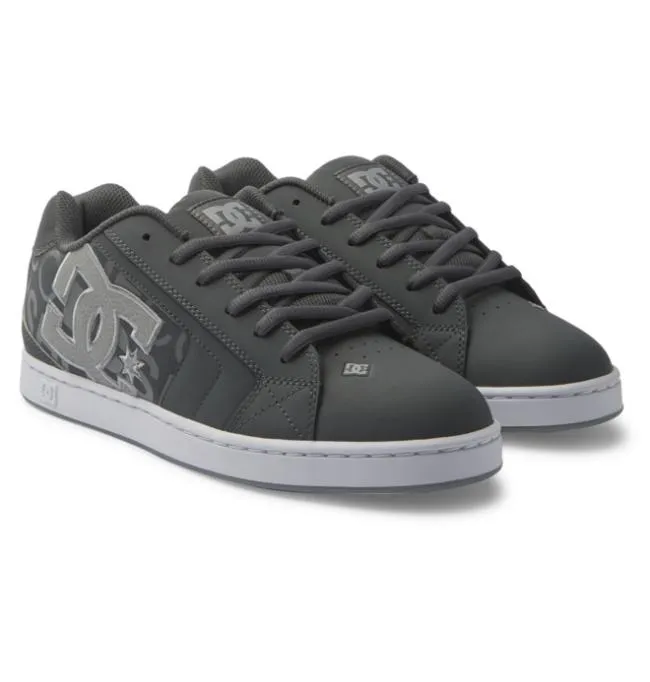 Men Essentials DC Men039s Net Shoes Heather GreyWhite Men Essentials DC Men039s Net Shoes Heather GreyWhite