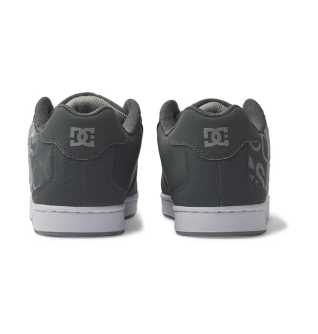 Men Essentials DC Men039s Net Shoes Heather GreyWhite Men Essentials DC Men039s Net Shoes Heather GreyWhite
