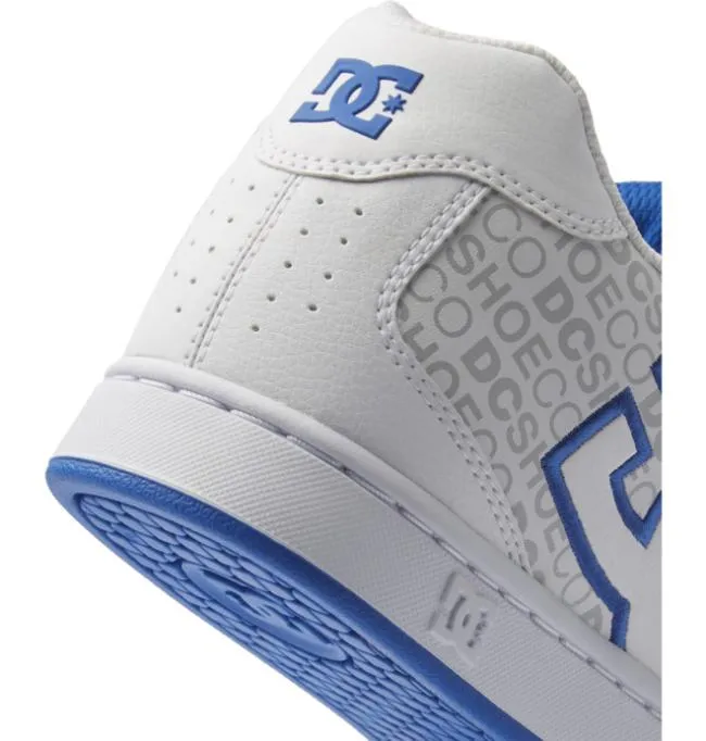 Men Essentials DC Men039s Net Shoes WhiteGreyBlue Men Essentials DC Men039s Net Shoes WhiteGreyBlue