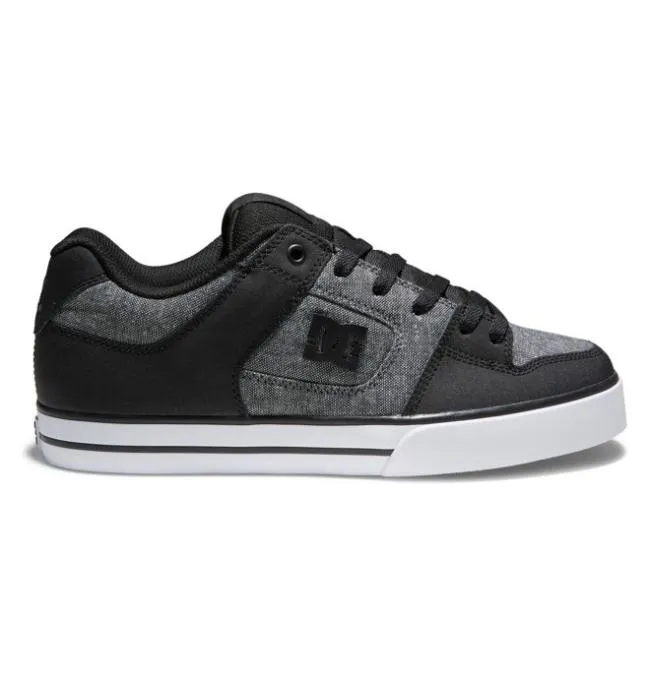 Men Essentials DC Men039s Pure Shoes BlackBattleshipBlack