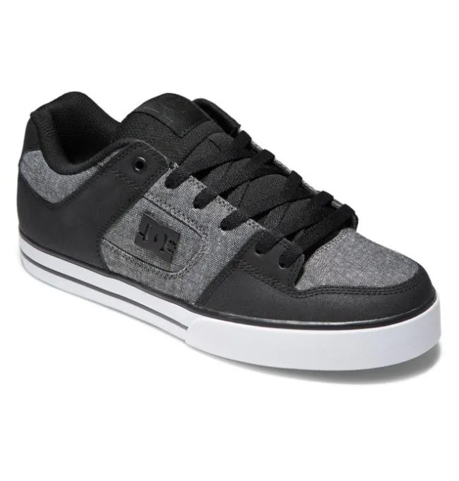 Men Essentials DC Men039s Pure Shoes BlackBattleshipBlack Men Essentials DC Men039s Pure Shoes BlackBattleshipBlack