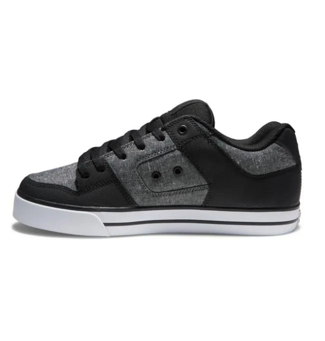 Men Essentials DC Men039s Pure Shoes BlackBattleshipBlack Men Essentials DC Men039s Pure Shoes BlackBattleshipBlack