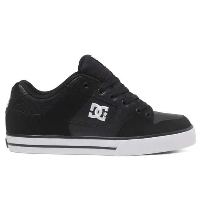 Men Essentials DC Men039s Pure Shoes BlackBlackWhite