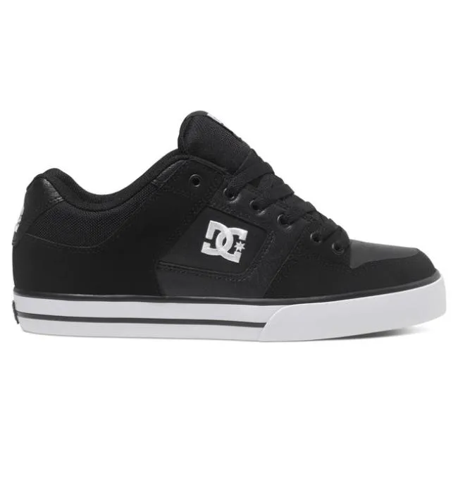 Men Essentials DC Men039s Pure Shoes BlackBlackWhite Men Essentials DC Men039s Pure Shoes BlackBlackWhite