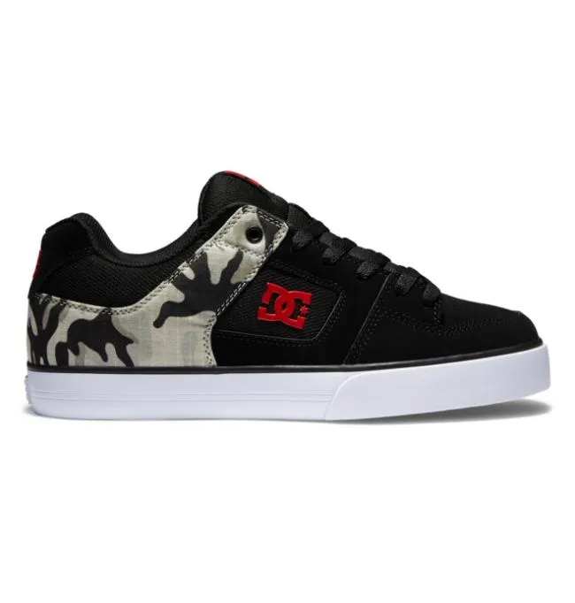 Men Essentials DC Men039s Pure Shoes Black Camouflage