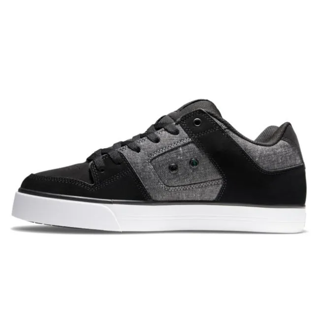 Men Essentials DC Men039s Pure Shoes BlackGreyBlack Men Essentials DC Men039s Pure Shoes BlackGreyBlack
