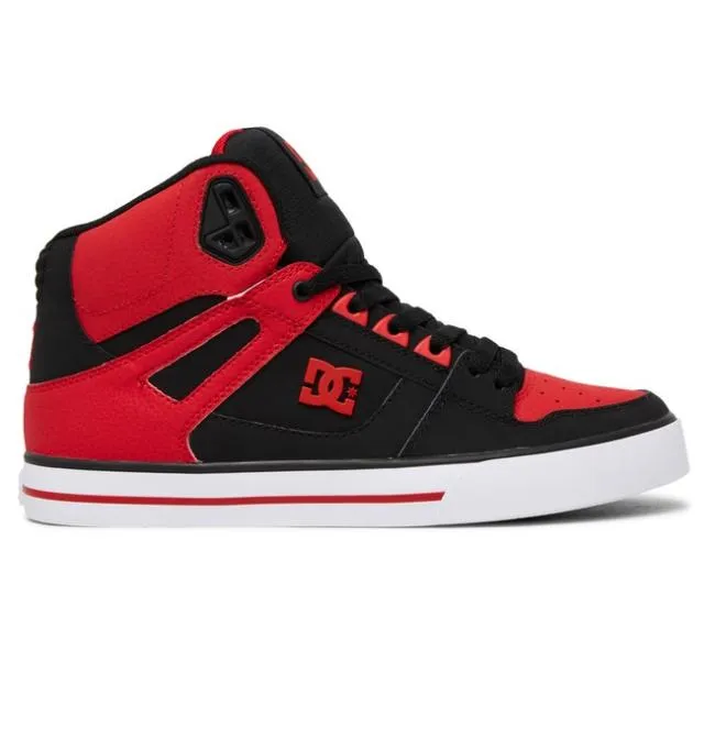 Men Essentials DC Men039s Pure Shoes Fiery RedWhiteBlack Men Essentials DC Men039s Pure Shoes Fiery RedWhiteBlack
