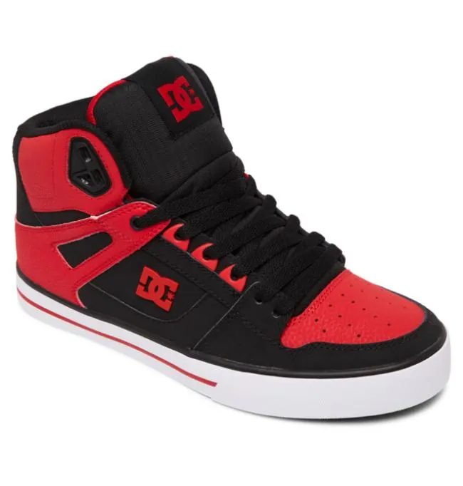 Men Essentials DC Men039s Pure Shoes Fiery RedWhiteBlack Men Essentials DC Men039s Pure Shoes Fiery RedWhiteBlack
