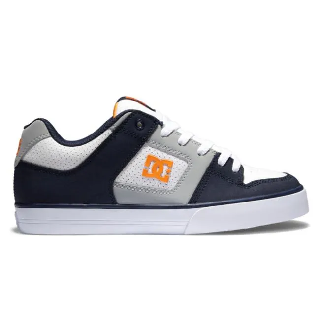 Men Essentials DC Men039s Pure Shoes WhiteGreyBlue