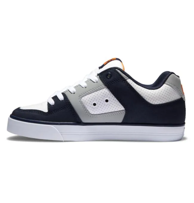 Men Essentials DC Men039s Pure Shoes WhiteGreyBlue