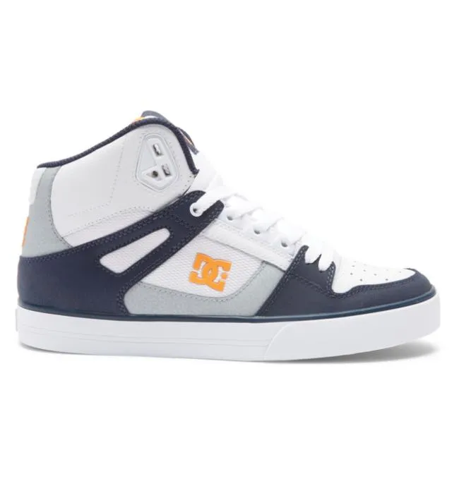 Men Essentials DC Men039s Pure Shoes WhiteGreyOrange