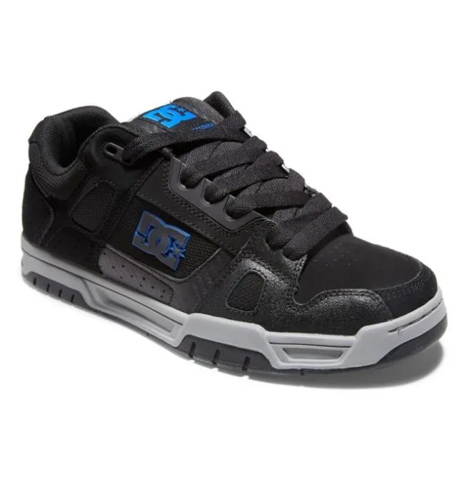 Men Essentials DC Men039s Stag Shoes BlackGreyBlue