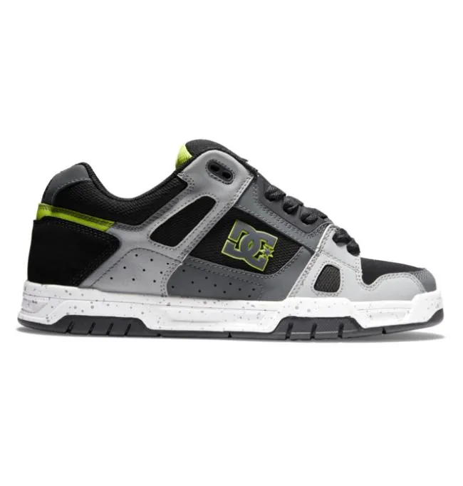 Men Essentials DC Men039s Stag Shoes BlackGreyGreen