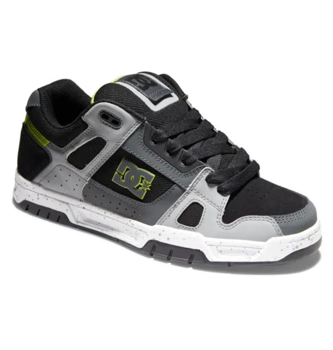 Men Essentials DC Men039s Stag Shoes BlackGreyGreen Men Essentials DC Men039s Stag Shoes BlackGreyGreen