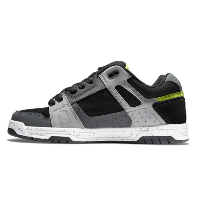 Men Essentials DC Men039s Stag Shoes BlackGreyGreen Men Essentials DC Men039s Stag Shoes BlackGreyGreen