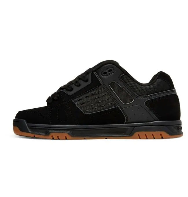 Men Essentials DC Men039s Stag Shoes BlackGum Men Essentials DC Men039s Stag Shoes BlackGum
