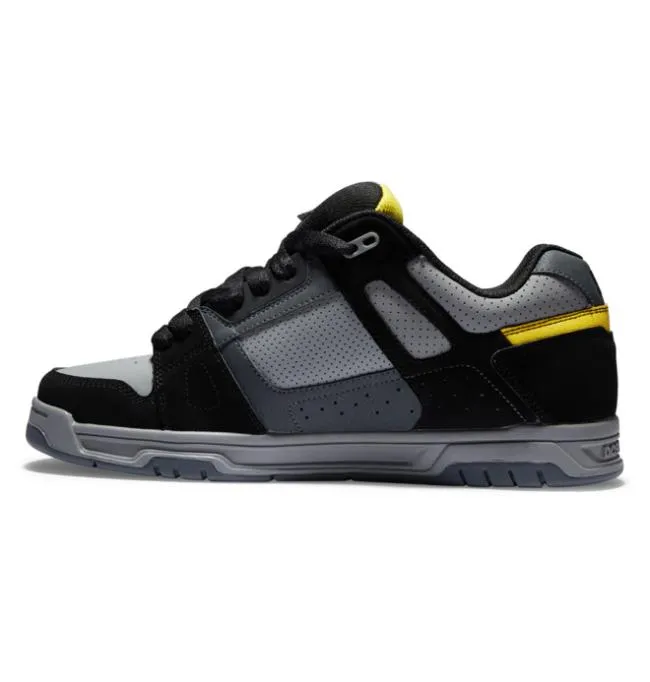 Men Essentials DC Men039s Stag Shoes GreyBlackYellow Men Essentials DC Men039s Stag Shoes GreyBlackYellow