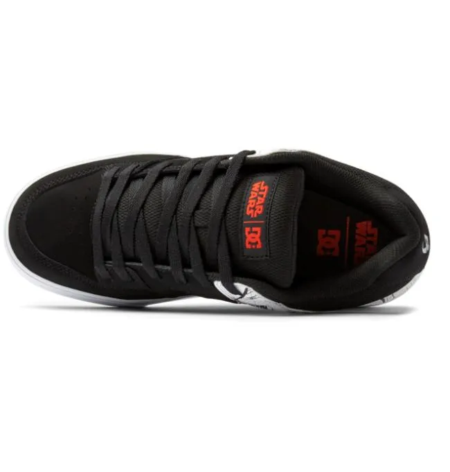 Men Essentials DC Men039s Star Warstrade DC Pure Shoe BlackWhiteGrey