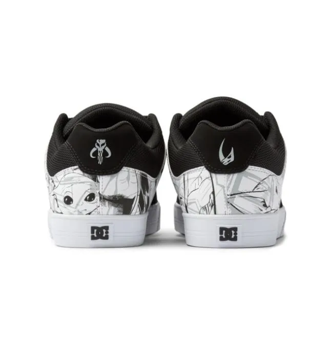 Men Essentials DC Men039s Star Warstrade DC Pure Shoe BlackWhiteGrey