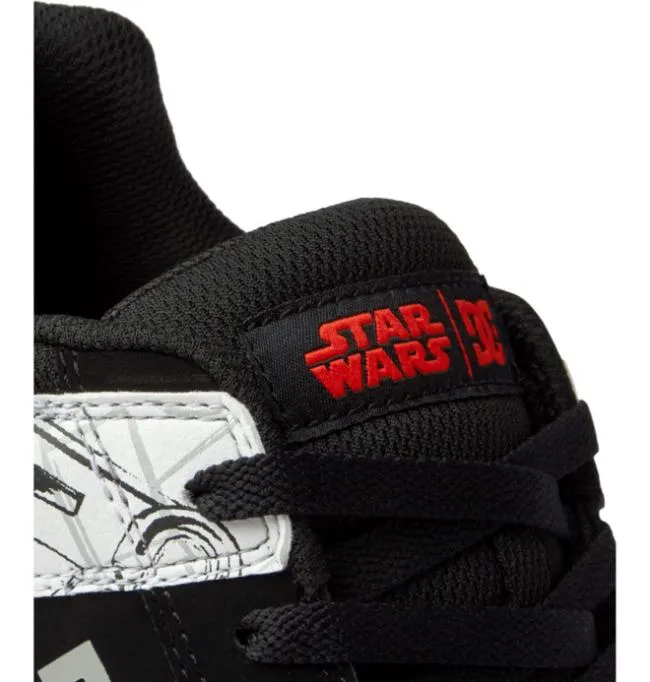 Men Essentials DC Men039s Star Warstrade DC Pure Shoe BlackWhiteGrey