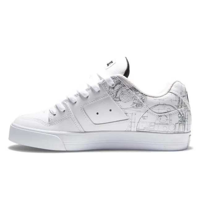 Men Essentials DC Men039s Star Warstrade DC Pure Shoe WhiteBlackBlue Men Essentials DC Men039s Star Warstrade DC Pure Shoe WhiteBlackBlue