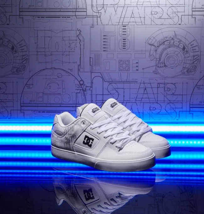 Men Essentials DC Men039s Star Warstrade DC Pure Shoe WhiteBlackBlue Men Essentials DC Men039s Star Warstrade DC Pure Shoe WhiteBlackBlue