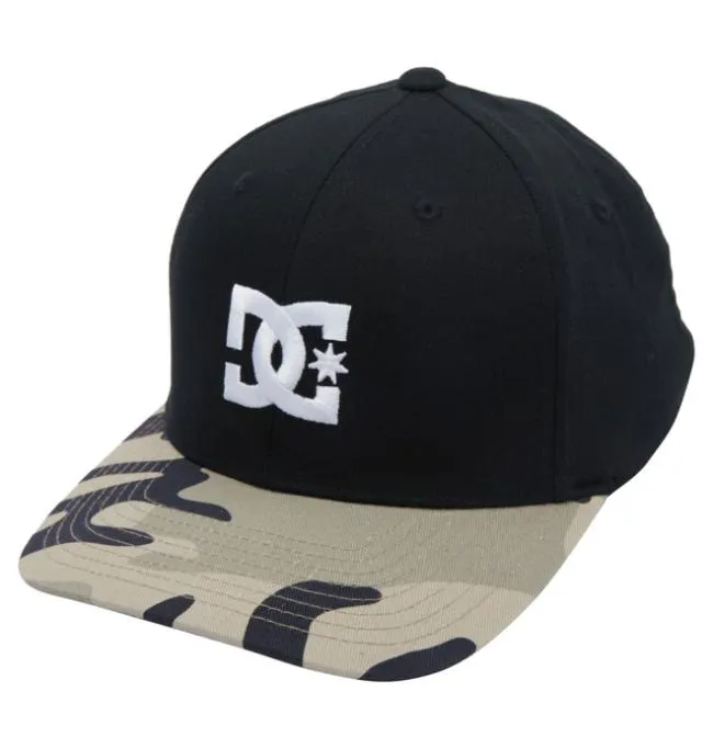 Men Hats and Beanies DC Men039s Cap Star Seasonal Flexfitreg Hat Stone Camo
