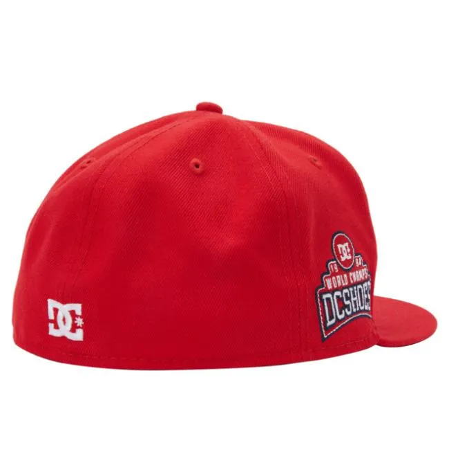 Men Hats and Beanies DC Men039s Championship New Erareg Fitted Hat Racing Red