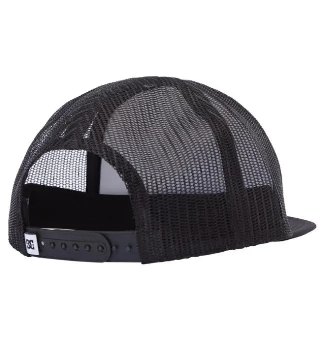 Men Hats and Beanies DC Men039s Gas Station Trucker Hat White Black